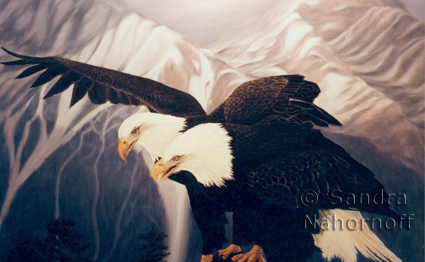 Eagles by Sandra Nahornoff