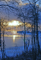 Reference Photo for Original Painting Sunset Reflections on Ice by Sandra Nahornoff